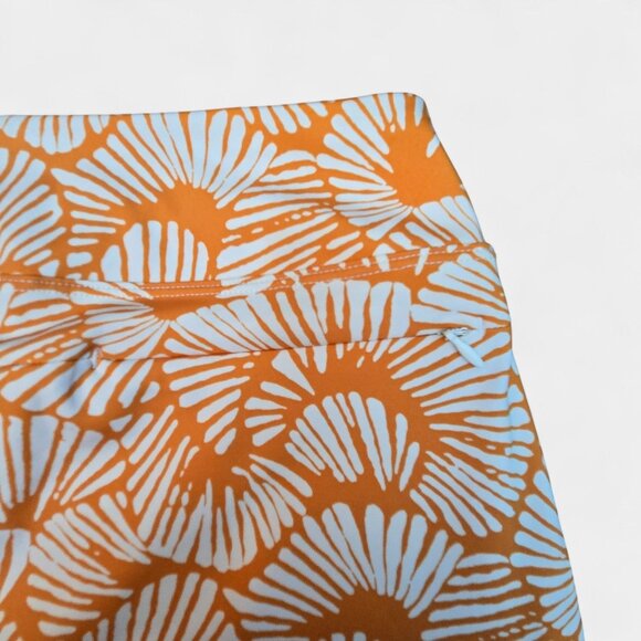 Tommy Bahama Golf Skort Orange White L Pickleball Athleisure Sporty Resort NWT - Picture 5 of 11